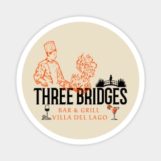 Three Bridges Bar & Grill Villa Del Lago Coronado Springs Resort Magnet